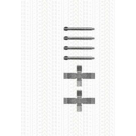 Triscan 8105231389 Brake Pad Accessory Kit Rear Axle