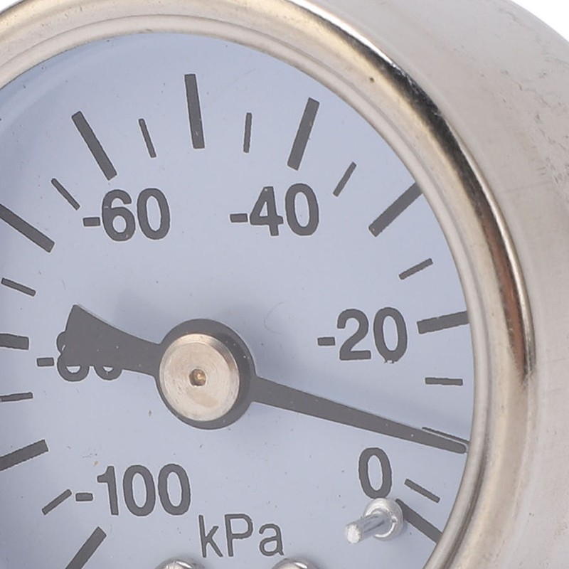 Vacuum Pressure Gauge 1/8in Stainless Steel Dial Liquid Filled Pneumatic