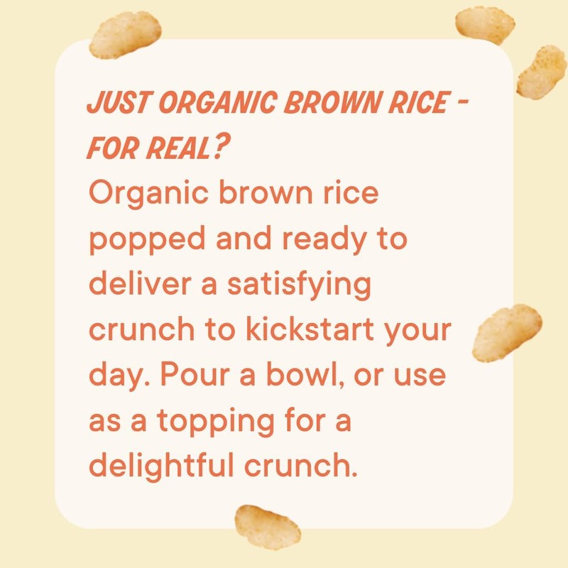 The Real Cereal Company, Organic Brown Rice Crisps Cereal 3-Pack,
