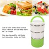 Stackable Stainless Steel Thermal Lunch Container Leakage Proof Retain Freshness