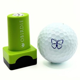 Obirdie Obirdie Self-Inking Golf Ball Stamp | Chic & Fun Golf Ball Stamper | Fast-Drying, Waterproof Golf Ball Marker Stamp | Reusable Golf Accessories for Women | Golfer Gifts | Golf Gadgets (Butterfly)