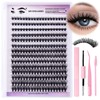 Cluster Lashes Kit - 280Pcs Wispy Individual Eyelashes 8-16mm Mix