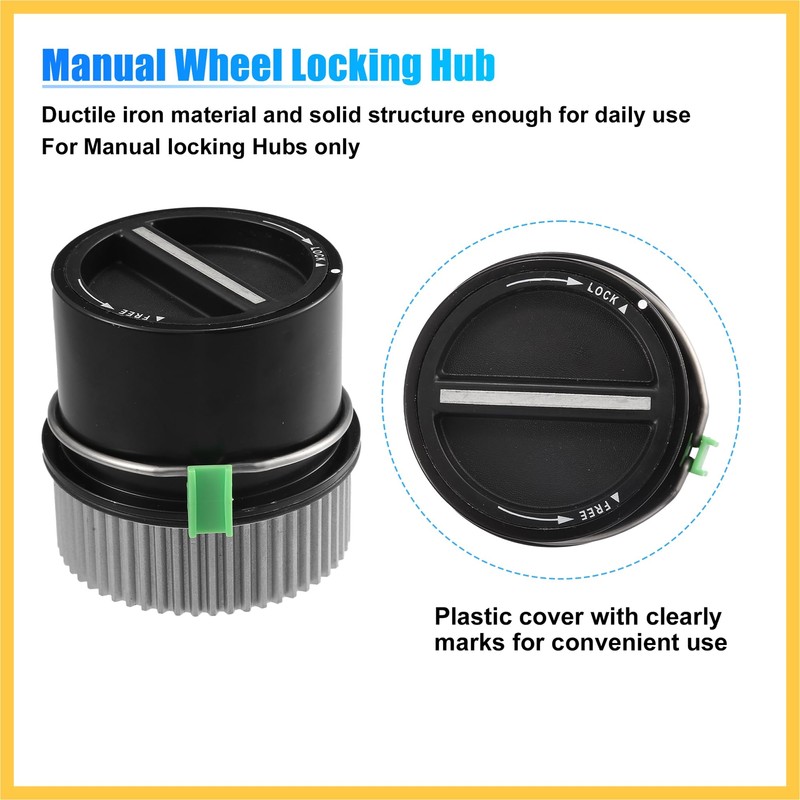 REPAIROCK 1 Pair 4WD Front Manual Wheel Locking Hub 1C3Z-3B396-DA