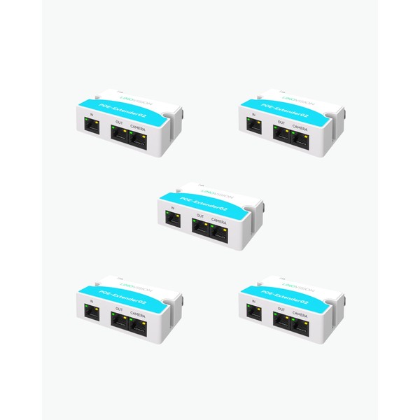 LINOVISION Mini 2 Port POE Extender IEEE 802.3af/at - Power