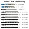 TRUEIN 52-Piece Professional Jigsaw Blades Set, Saw Blades Jigsaw, 10