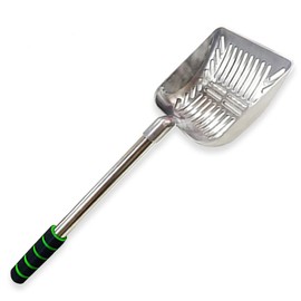 SunGrow Ferret Litter Scoop, Aluminium Alloy Poop Scooper, for Litter Boxes or Gardening