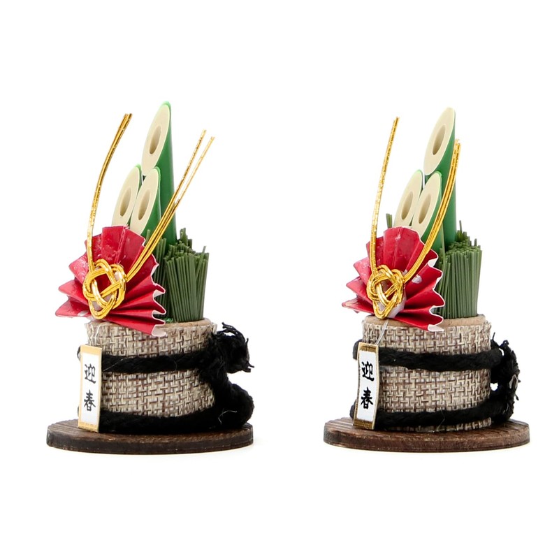 Yamaichi Shoten K11320 New Year Decoration, Petit Kadomatsu Red