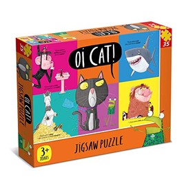Oi 7315 Cat 35 Piece Jigsaw Puzzle, Orange