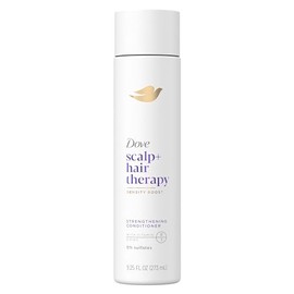 Dove Acondicionador Fortalecedor Density Boost, Terapia Para El Cuero Cabelludo Y El Cabello, Para Proteger Contra La Rotura Prematura, Con Vitamina B3, Zinc Y 0% De Sulfatos, 254 G