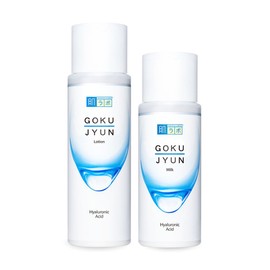 Hada Labo Gokujyun Lotion (highly moisturizing lotion) 170ml + Hada Labo Gokujyun Milk (highly moisturizing emulsion) 140ml Lotion + Milk See detailed description / 하다라보 고쿠쥰 로션(고보습화장수) 170ml +하다라보 고쿠쥰 밀크(고보습에멀전) 140ml 로션+밀크 상세설명 참조