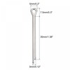 sourcing map 60 Pieces Split Cotter Pin Fixing Stainless Steel