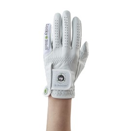 Nice Shot “Lucky B Club” Ladies Premium White Cabretta Leather Golf Glove Left Hand - Medium