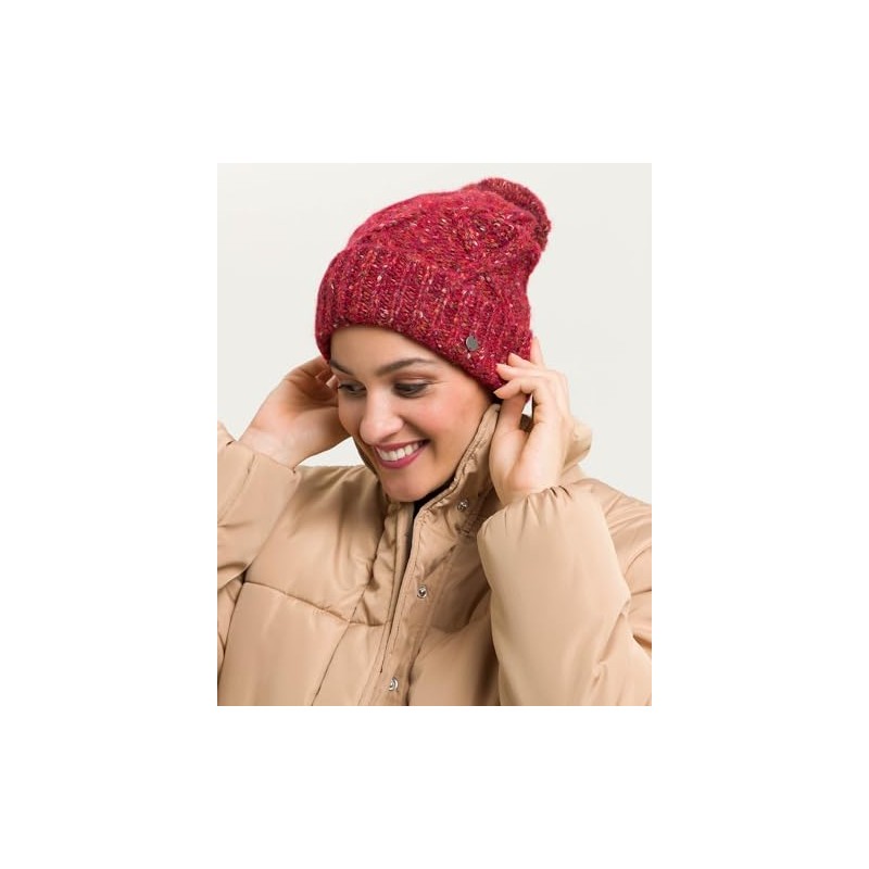 FRAAS Women's Knitted Hat in Wool Blend - Warming and