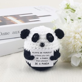 Teppich Panda Cute Knitted Emotional Support Ornament