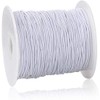 1mm White Elastic Cord Beading Thread Stretch String for Bracelet
