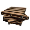 Paquete 6 portavasos Pack con diseño de pallets palets tarima