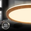 BRILONER - LED Ceiling Light with Indirect Light, Flat, Warm