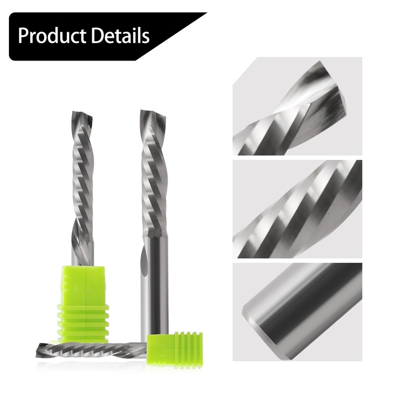 Compression CNC Router Bit Set 1/8 Inch Shank 3.175mm Cutting