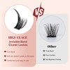 Fox Eye Lash Clusters Kit, Wispy Lash Clusters