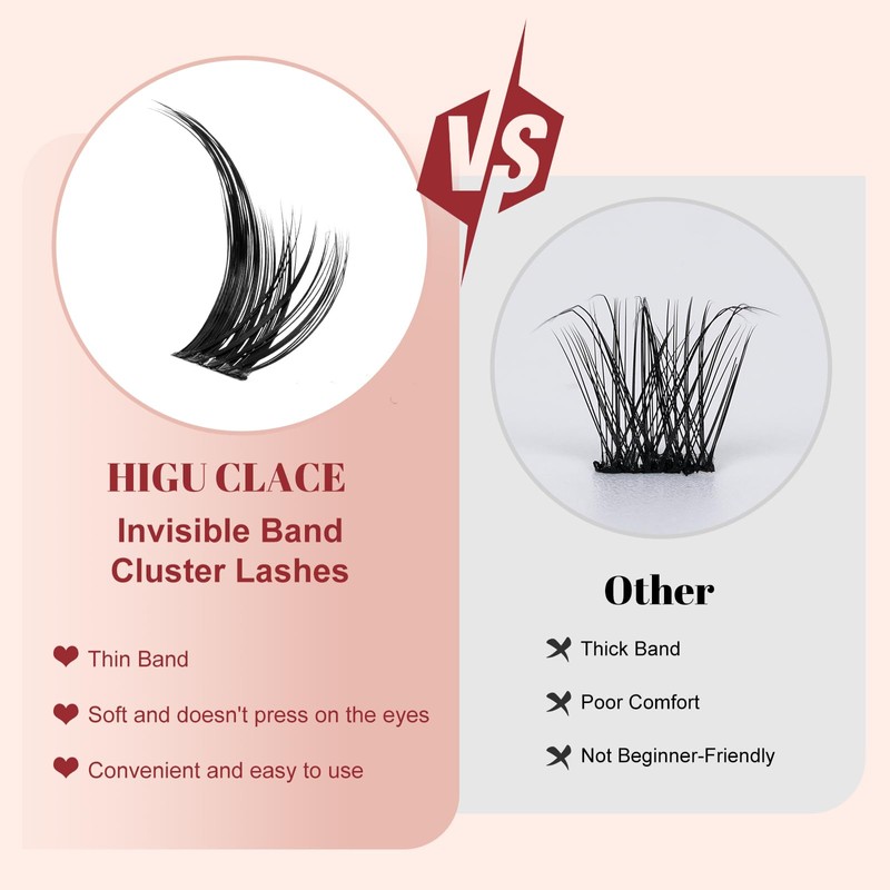 Fox Eye Lash Clusters Kit, Wispy Lash Clusters