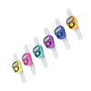 6 Pcs Electronic Finger Counter Portable Lightweight Adjustable Ring Clicker