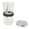 Sourdough Bread Starter Kit 34oz Glass Jar with Lid Date