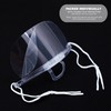 GUSTO Pack of 12 Visor Transparent Mask for Nose and