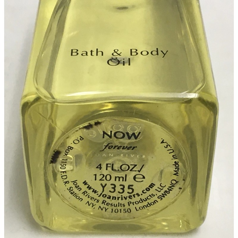 JOAN RIVERS NOW & FOREVER BATH & BODY OIL 4