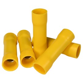 5PCS 4 AWG 115A Insulated Butt Crimp Connector 600V CE (4 AWG)