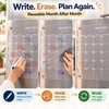 Magnetic Acrylic Fridge Calendar – Clear Dry Erase Monthly Planner