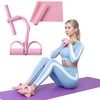 Pedal Resistance Band, Multifunction Pull Up Assistance Bands, 6 Tube