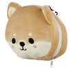 Relaxeazzz Squishy Neck Pillow with Eye Mask, Shiba Inu, Cute,