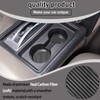 Lcojicep Car Central Control Cup Holder Panel Sticker Compatible with