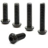 MonsterBolts - #4-40 x 1/2" Button Head Socket Cap Screws,