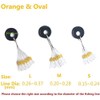 300/600pcs Fishing Bobber Stopper,6 in 1 Float Sinker Line Stops,3