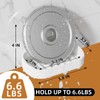 LEVERLOC Soap Dish Holder for Shower Suction Cup Wall Mounted