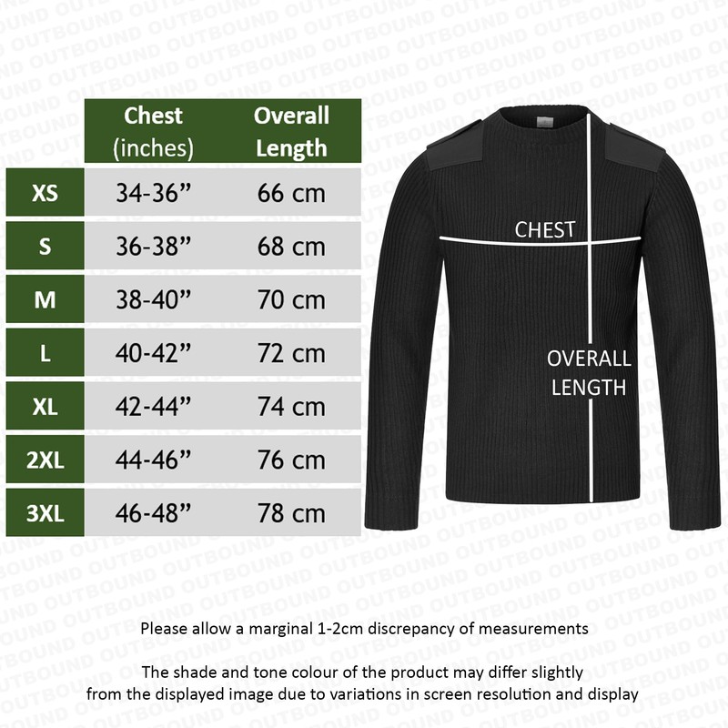 Military/Security Style Pullover (M, Navy)