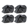 4pcs Garment Bags Waterproof Dustproof Thickened Suit Bag with Transparent