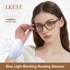 LKEYE Reading Glasses Women Men Anti Glare Blue Light Blocking