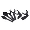 6pcs Intraoral Photographic Black Background Metal Dental Photo Backdrop Contrastor