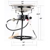 King Kooker 24WCA 24" Bolt Together Portable Outdoor Sauté Cooker