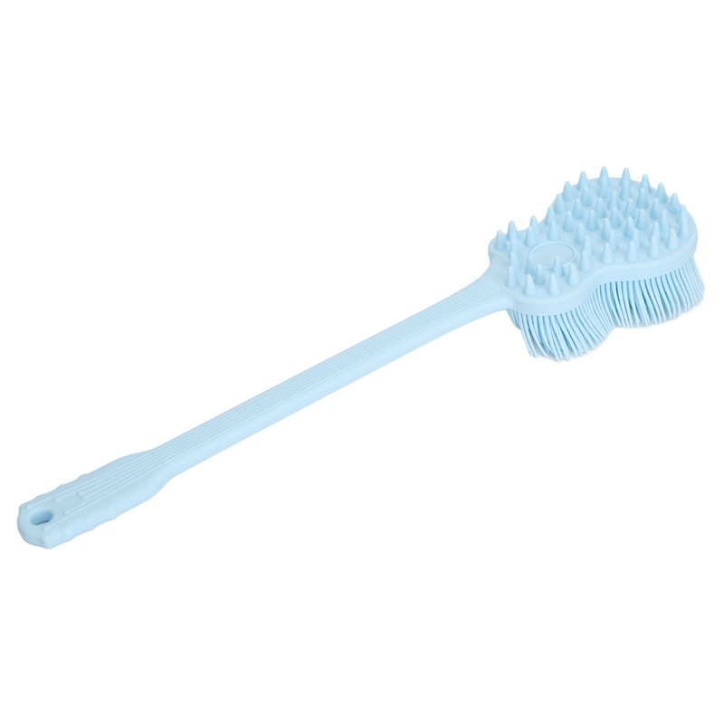 Bath Body Brush Guitar Shaped Long Handle Double Sides Exfoliating