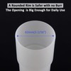 Bathroom Rinsing Cup, Angle Simple Frosted Glass Tumbler Cup, Toothbrush