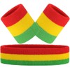 Hatstar 3-Piece Sweatband Set, Sweatbands for Wrist and Head, Headband