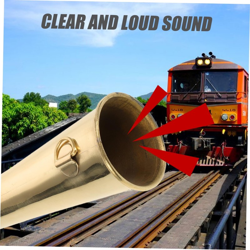 Kisangel Portable Railway Horn Bull Horn Design for Loud Sound