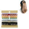 AIYVELU 10 Stück Damen-Haarbänder, elastische Gummi-Flechtbänder, Damen-Mädchen-Stretch-Haarbänder, Mode-Pferdeschwanz-Halter, Damen-Mädchen (10