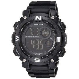 Armitron Sport Men's Digital Chronograph Resin Strap Watch, 40/8284