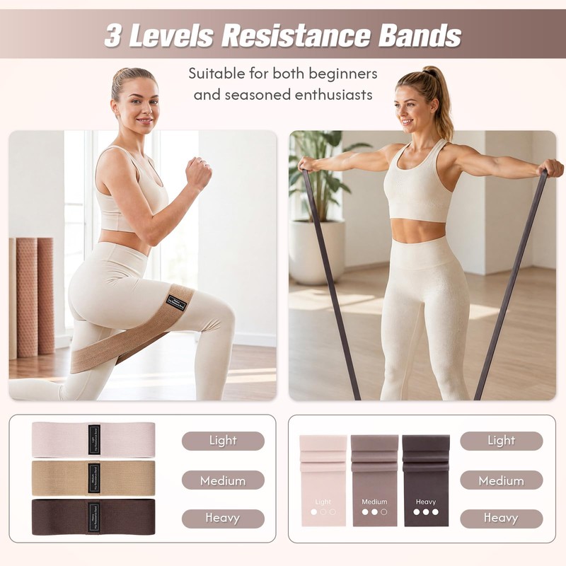 GINMIC Pilates Kit, Pilates Equipment for Women Home Workouts, at