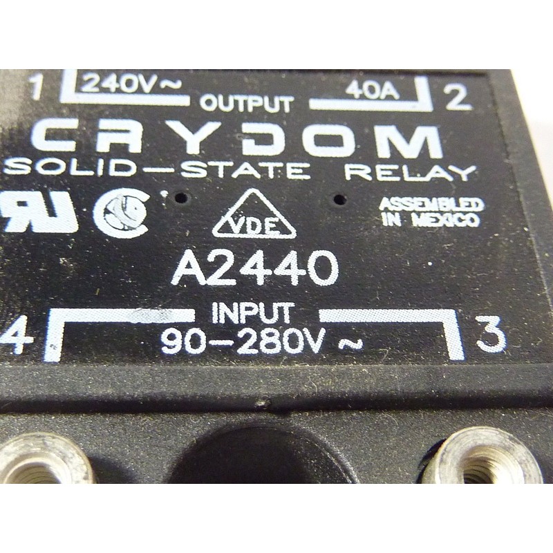 CRYDOM A2440 24-280 VAC Load Voltage, 40 AMP, 90-280 VAC