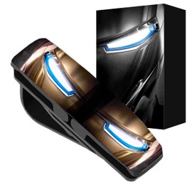 CXIBIKL Cool Car Accessories Gifts for Men, Sunglasses Holder Clip for Car, Eyeglasses Clip for Car Sun Visor, Eyewear Organizer Clip